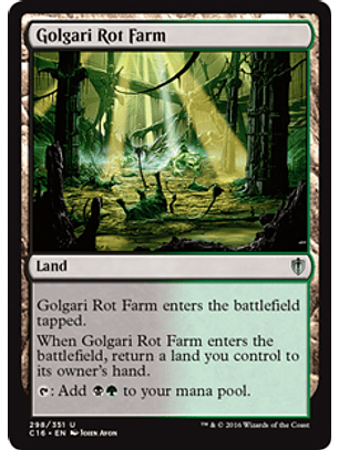 Golgari Rot Farm - C16 - U