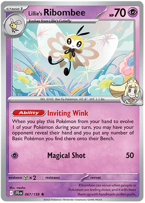 Lillie's Ribombee - 067/159 - Holo Rare - JTG 