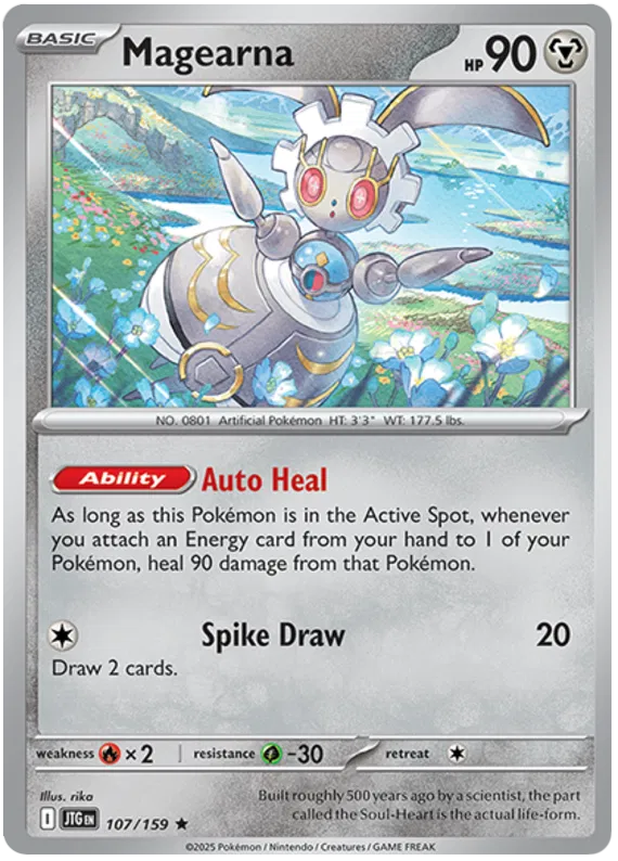 Magearna - 107/159 - Holo Rare - JTG  1
