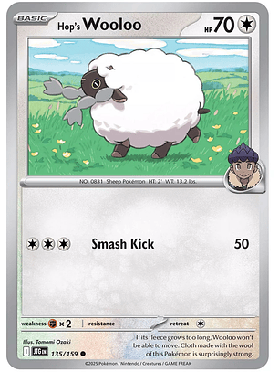 Hop's Wooloo - 135/159 - Common - JTG 