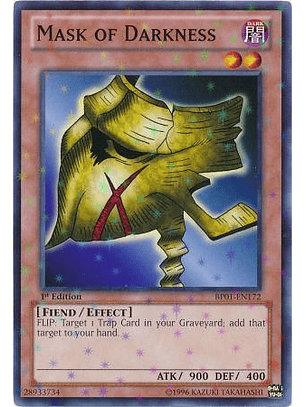 Mask of Darkness - BP01-EN172 - Starfoil Rare  