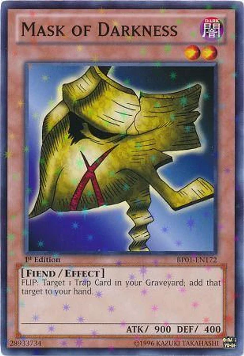 Mask of Darkness - BP01-EN172 - Starfoil Rare  