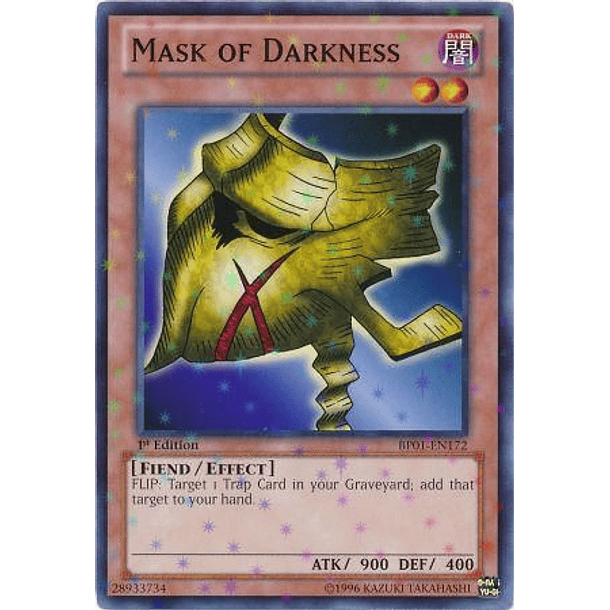 Mask of Darkness - BP01-EN172 - Starfoil Rare  