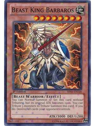 Beast King Barbaros - BP01-EN148 - Starfoil Rare 