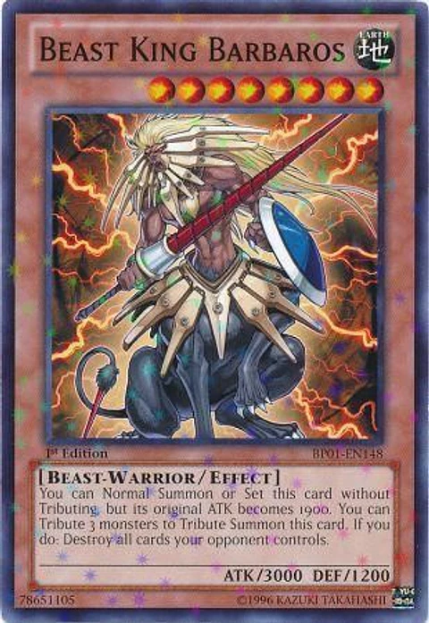 Beast King Barbaros - BP01-EN148 - Starfoil Rare 