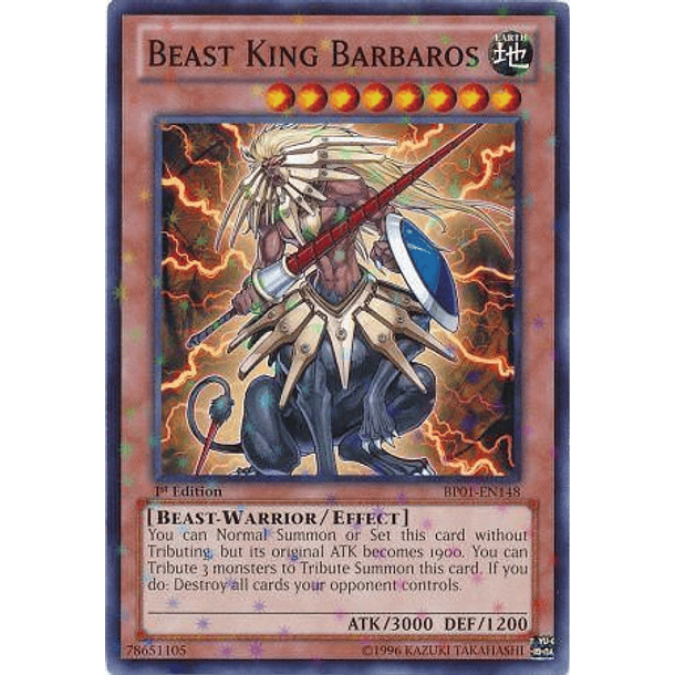 Beast King Barbaros - BP01-EN148 - Starfoil Rare 