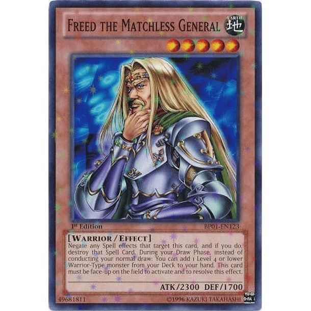 Freed the Matchless General - BP01-EN123 - Starfoil Rare 