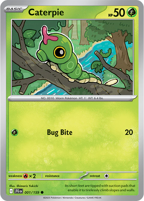 Caterpie - 001/159 - Common - JTG