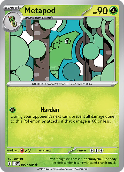Metapod - 002/159 - Common - JTG