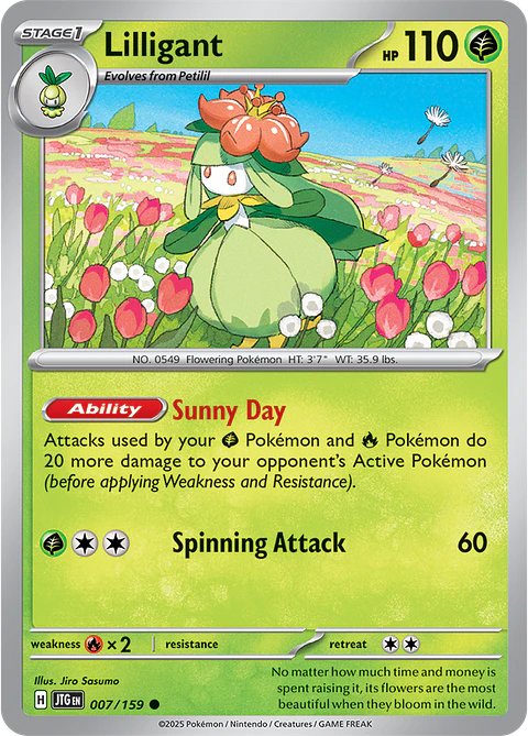Lilligant - 007/159 - Common - JTG 