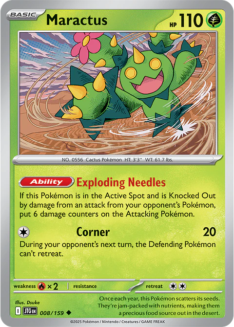Maractus - 008/159 - Uncommon - JTG 