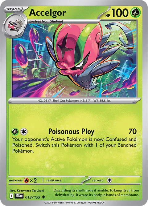 Accelgor - 013/159 - Uncommon - JTG