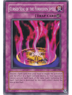 Cursed Seal of the Forbidden Spell - IOC-049 - Common