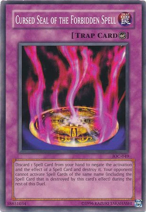 Cursed Seal of the Forbidden Spell - IOC-049 - Common