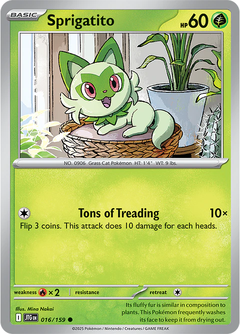 Sprigatito - 016/159 - Common - JTG 