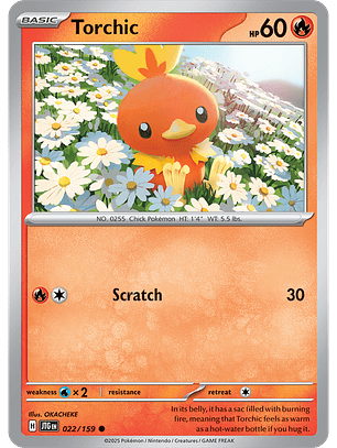 Torchic - 022/159 - Common - JTG 