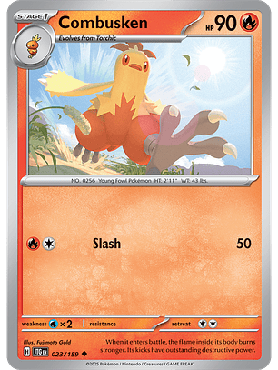 Combusken - 023/159 - Uncommon - JTG 