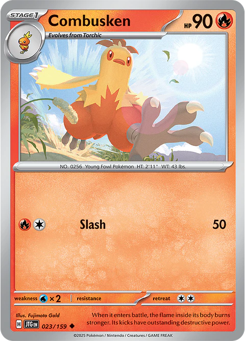 Combusken - 023/159 - Uncommon - JTG 