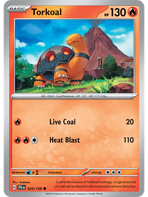 Torkoal - 025/159 - Common - JTG 