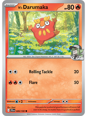 N's Darumaka - 026/159 - Common - JTG 