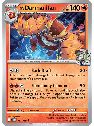 N's Darmanitan - 027/159 - Uncommon - JTG 