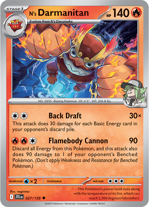 N's Darmanitan - 027/159 - Uncommon - JTG 