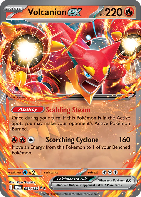 Volcanion ex - 031/159 - Double Rare - JTG 