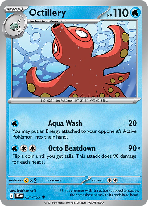 Octillery - 034/159 - Uncommon - JTG 