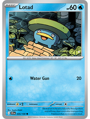 Lotad - 035/159 - Common - JTG