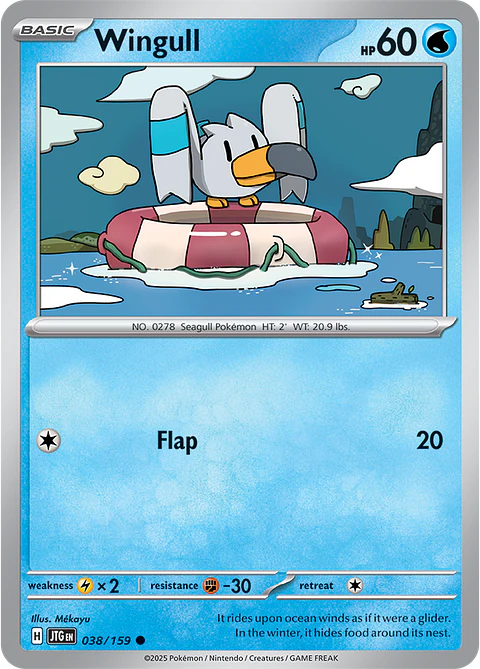 Wingull - 038/159 - Common - JTG 