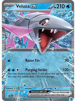 Veluza ex - 043/159 - Double Rare - JTG 