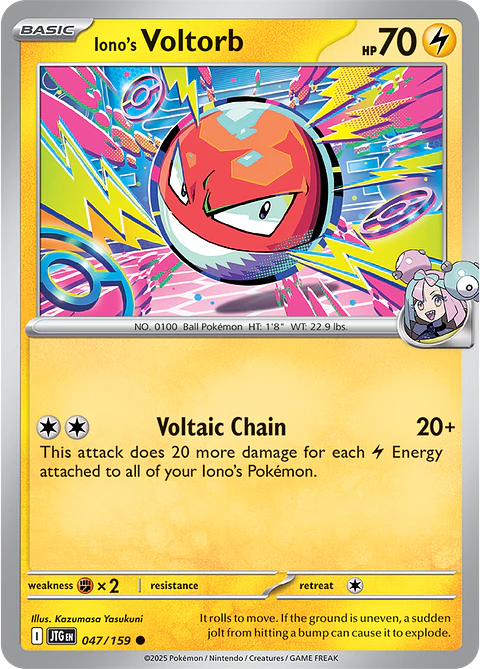 Iono's Voltorb - 047/159 - Common - JTG 