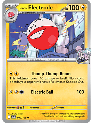 Iono's Electrode - 048/159 - Uncommon - JTG