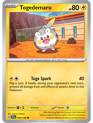 Togedemaru - 050/159 - Common - JTG 