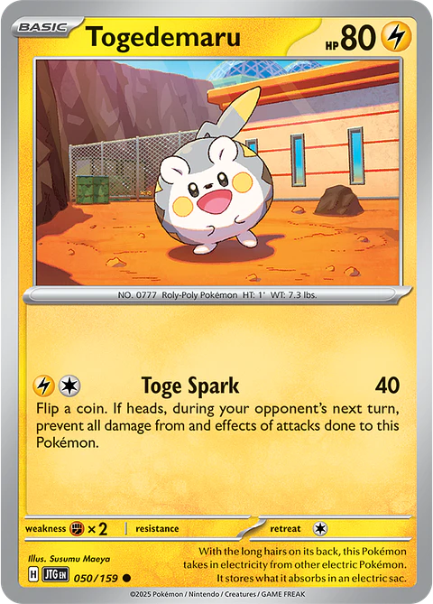 Togedemaru - 050/159 - Common - JTG 