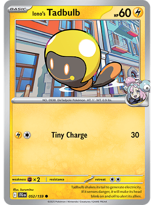 Iono's Tadbulb - 052/159 - Common - JTG 