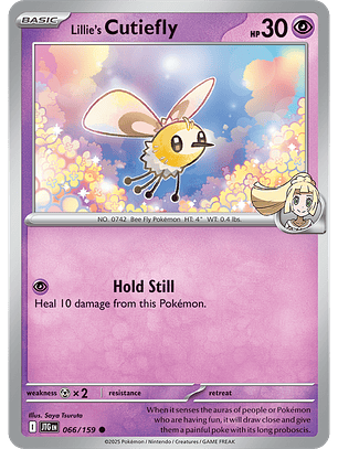 Lillie's Cutefly - 066/159 - Common - JTG 