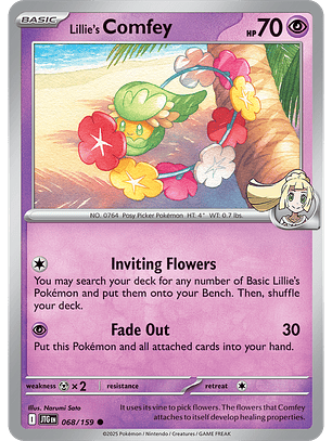 Lillie's Comfey - 068/159 - Common - JTG 