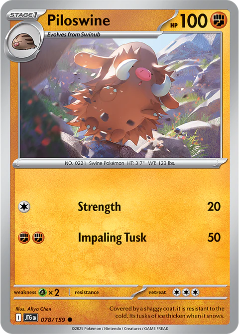 Piloswine - 078/159 - Common - JTG 