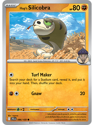 Hop's Silicobra - 086/159 - Common - JTG 