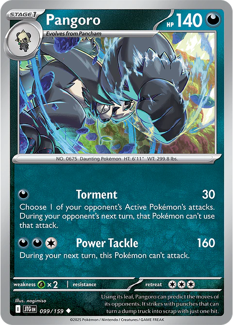 Pangoro - 099/159 - Uncommon - JTG 