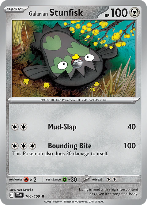 Galarian Stunfisk - 106/159 - Common - JTG 