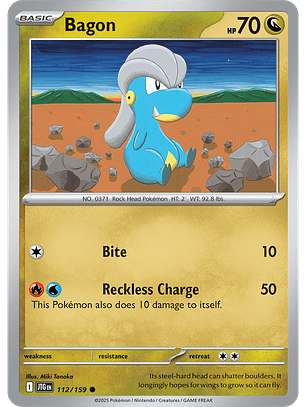 Bagon - 112/159 - Common - JTG 