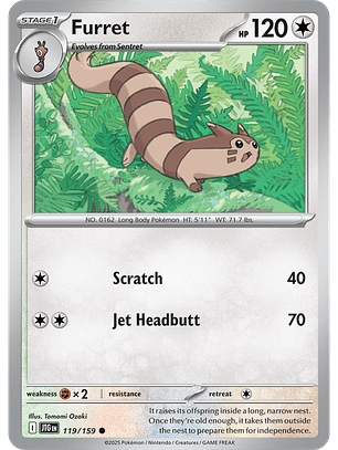 Furret - 119/159 - Common - JTG 