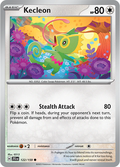 Kecleon - 122/159 - Common - JTG 