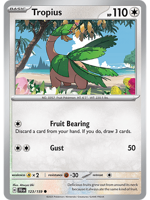 Tropius - 123/159 - Common - JTG 