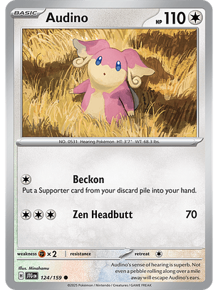 Audino - 124/159 - Common - JTG 