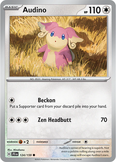Audino - 124/159 - Common - JTG 