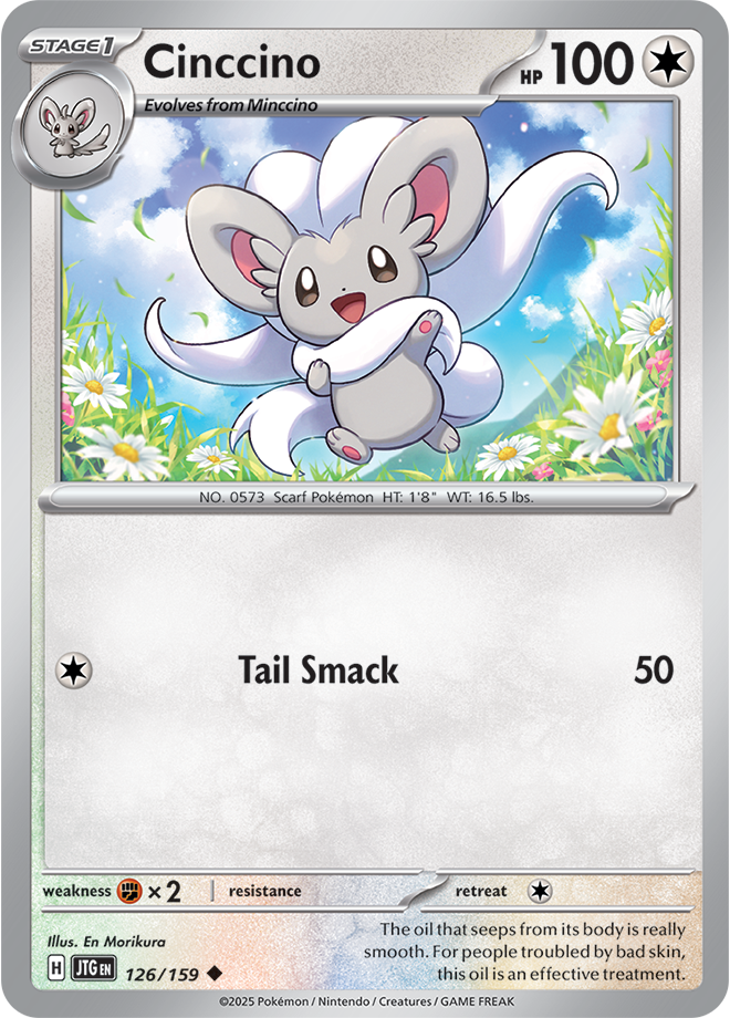 Cinccino - 126/159 - Uncommon - JTG  1