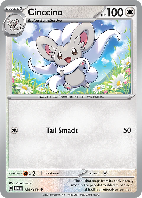 Cinccino - 126/159 - Uncommon - JTG 